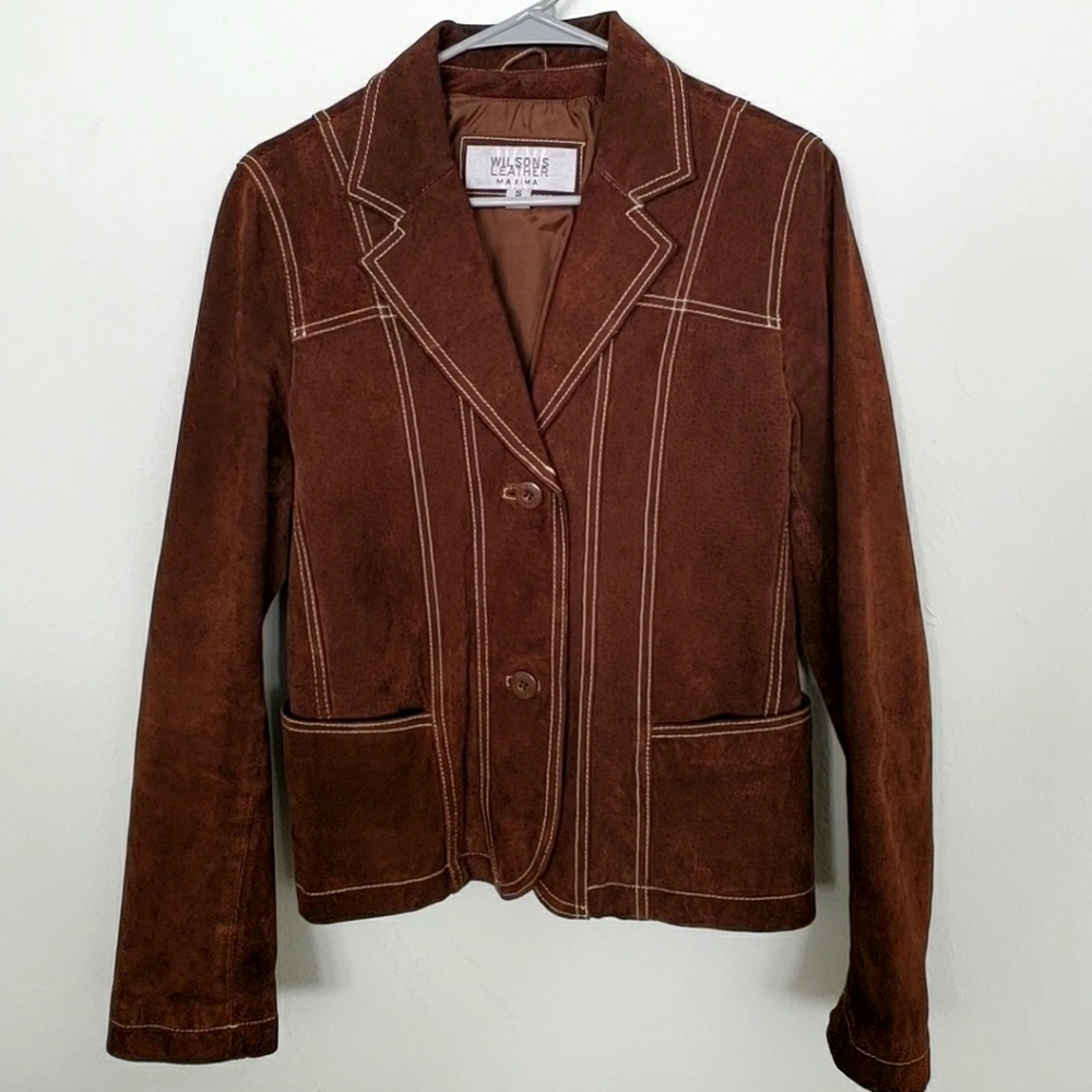 wilsons leather vintage jacket